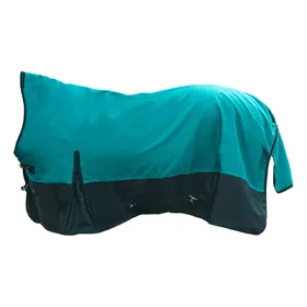 Comparer les prix de Couverture Highneck HKM Glasgow 1200D 300g - Taille 155 - petrol/schwarz