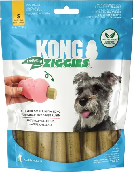 Lot économique : 2x198g taille S KONG Ziggies Enhanced Puppy Snacks pour chien – photo 2
