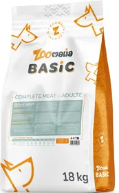 Comparer les prix de Zoomalia Basic Complete Meat Adulte - Lot de 2x 18kg