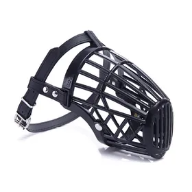 Comparer les prix de 1 pièce Muselière noire à panier réglable pour chien - Contrôle des aboiements, morsures, mastications - Entraînement black