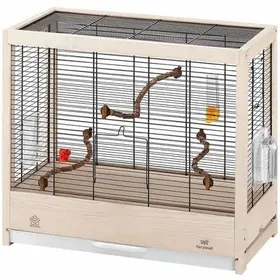 Comparer les prix de Ferplast Cage pour Oiseaux en bois FSC GIULIETTA 4, Canaris, Perruches et Oiseaux exotiques, Accessoires inclus