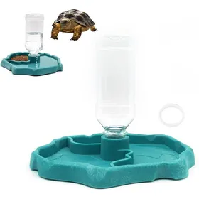 Comparer les prix de Distributeur dEau Automatique pour Reptiles NW-28 Grand Modèle 195x215mmBase Bleu Lac avec Bouteillepour Tortue et Lézard 1Pcs