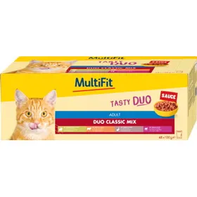 Comparer les prix de MultiFit Adult Sauce Duo Classic Mix multipack 48x100 g