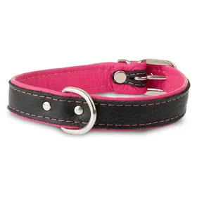 Comparer les prix de Barry King Obroża Skóra Łoś 20mm/45cm różowy (Chien), Collier + laisse