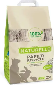Meilleurs prix pour Litière Perlinette en papier recyclé pour chat et rongeur - 25L