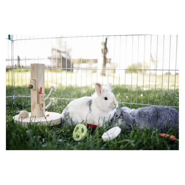 KERBL Jeu de réflexion Feedtree pour rongeurs - 25x25x30cm – photo 2