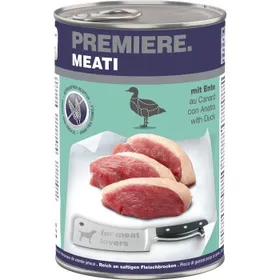 Meilleurs prix pour PREMIERE Meati nourriture humide pour chien, adulte Canard 6x400 g