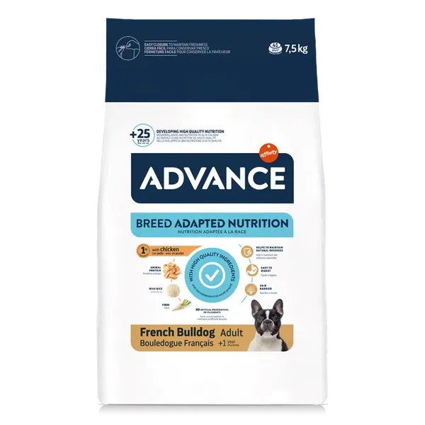 7,5 kg Advance French Bulldog avec du poulet - croquettes pour chien – photo 2