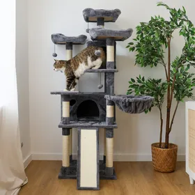 Comparer les prix de Arbre à chat - 164 cm - Zolia Norris - 55x49x164cm