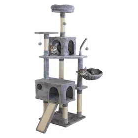 Meilleurs prix pour Kerbl Kerbl Levi 50 x 50 x 167 cm Gris (167 cm, Gris), Arbre à chat
