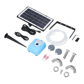 Comparer les prix de Oxygénateur d'eau à énergie solaire Pompe à air silencieuse Oxygénateur de bassin AP008 3,5W 3,0?4.25V
