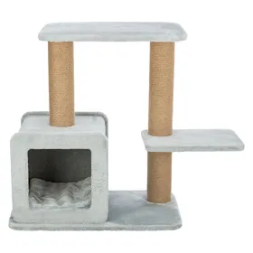 Comparer les prix de Trixie Arbre à chat Elena 83 cm (83 cm, Beige, Gris, Gris clair), Arbre à chat