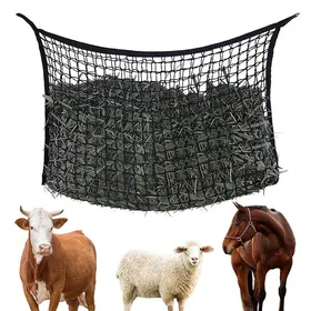 Comparer les prix de Filet À Foin Filet A Foin Pour Chevaux 160*100 cm Filet A alimentation Sac A Foin Avec Mailles Filet A Foin Extra