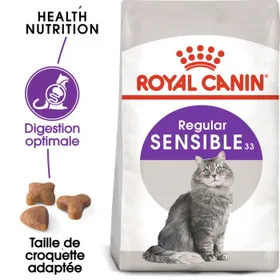 Meilleurs prix pour ROYAL CANIN Sensible 33 Croquettes Chat 4 kg