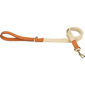 Meilleurs prix pour Laisse Fantail cuir agneau et corde brun clair et beige