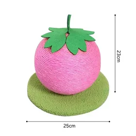 Comparer les prix de Ananas et Orange Chat Attrapant Balle Jouet Arbre à Chat Griffoir Jouet Attrape-Chat Fournitures Meubles pour Animaux de Compagnie