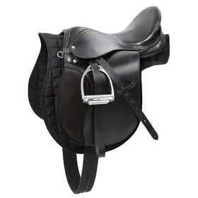Comparer les prix de KERBL Kit de selle poney noir 16''
