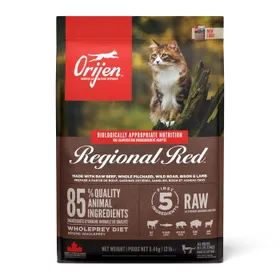 Comparer les prix de Orijen Croquettes chat Regional Red 5,4 kg