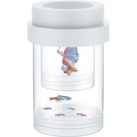 Comparer les prix de Boîte délevage aquarium - MAX® - Séparateur alevins - Moyen - Flottant pour guppys betta crevettes