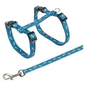 Comparer les prix de Harnais Chat Avec Laisse, Nylon, 27–46 Cm/10 Mm, 1,20 M - 4142 - Mon Animalerie
