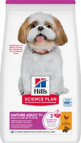 Meilleurs prix pour Hill's Science Plan Canine Mature Adult 7+ Small & Mini au poulet pour chien senior de petite taille - Lot de 2x 3kg