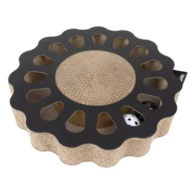 Meilleurs prix pour District 70 Jouet pour chats Plateau de jeu Sunny Black, 32 x 32 x 6 cm (Jouet d'occupation chat), Jouets pour chat