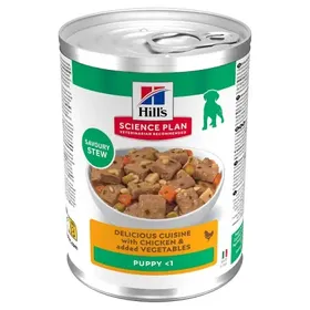 Meilleurs prix pour Hill's Aliment Humide Canine Puppy Ragoût au Poulet et Légumes pour Chiens 363 gr