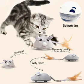 Comparer les prix de OMABETA Jouet Chat Électrique USB Rechargeable