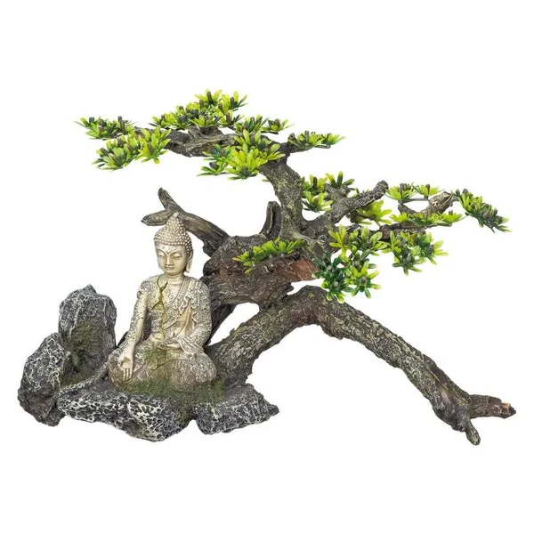 Aqua Deco Bouddha Avec Plante 325x165x210mm – photo 3