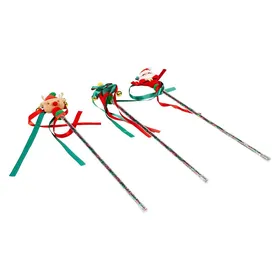 Meilleurs prix pour Jouet pour chat bâton de jeu Duvoplus Xmas Silky