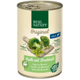 Meilleurs prix pour REAL NATURE Superfood Adult Veau au brocoli 6x400 g