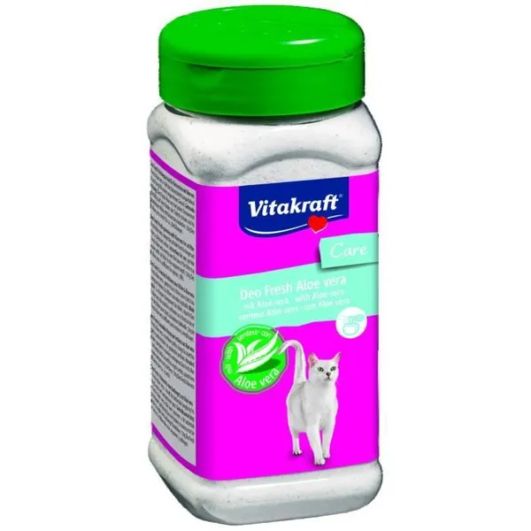 vitakraft désodorisant pour litiere fresh poudre aloe vera for you - 720 g - pour chat – photo 2