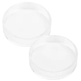 Meilleurs prix pour 2PCS Aquarium Crevette Nourriture Plats Bols Acrylique Aquarium Nourrisseur Rond pour Animal de Compagnie Tortue white