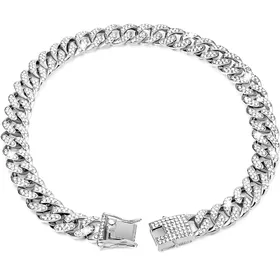 Meilleurs prix pour Collier pour chien en or avec diamants Collier pour chien Style Hip Hop Avec boucle de sécurité Verrouillage Bijoux pour chien 28inch(70cm)