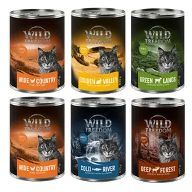 Comparer les prix de 24x400g Adult lot mixte Wild Freedom - Pâtée pour chat