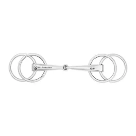 Meilleurs prix pour Mors 3 ou 4 anneaux pour cheval Waldhausen - argenté - Argenté - 12 5 cm