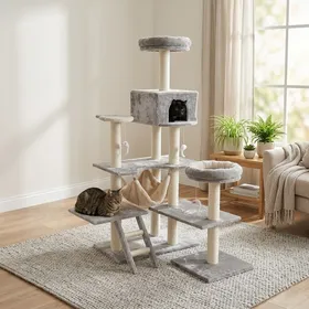 Meilleurs prix pour Arbre à Chat Zolia Divine - 173cm - Lot de 9x 98x92x173cm