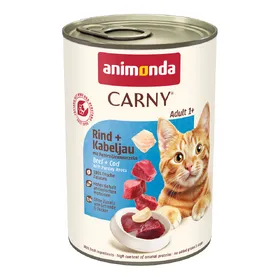 Meilleurs prix pour Adult boeuf, cabillaud et racine de persil Animonda Carny - Pâtée pour chat
