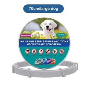 Meilleurs prix pour Nouveau collier pour chat, collier vétérinaire anti-puces et anti-tiques pour chiens et chats, collier antibactérien pour grands et petits chiens~00131