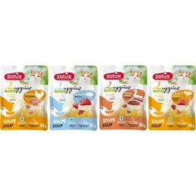 Comparer les prix de Soupe pour chat Zolux Lappies - Plusieurs saveurs - Canard - 50g