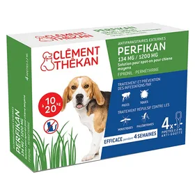 Meilleurs prix pour Clément Thékan Perfikan - Répulsifs pour insectes - pour chiens - 2,2 ml - pack de 4