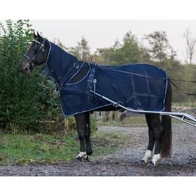 Comparer les prix de Couverture anti-mouches pour cheval avec couvre-cou QHP