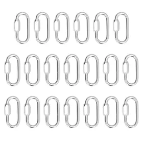 Meilleurs prix pour 20 pcs Anneaux de Patte d'Oiseau Résistants aux Morsures Acier Inoxydable Anneaux de Patte de Perroquet Accessoires Jouet pour Oiseaux L L white