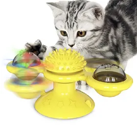 Comparer les prix de Moulin à vent pour chat avec brosse à dents
