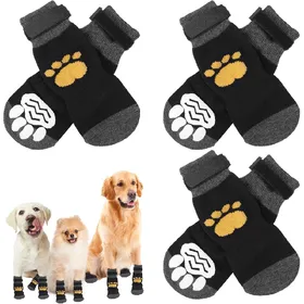Meilleurs prix pour 3 Paires Chaussettes Antidérapantes avec Sangle de Fixation Réglable Patte Jaune M