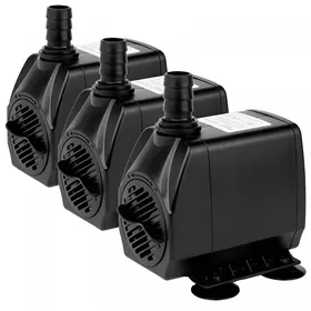 Comparer les prix de 3x Pompe a Eau Submersible Reglable 2500L H 45W Pour Hydroponie Fontaine Aquarium et Bassin avec Cable 19m Purewave