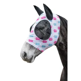 Meilleurs prix pour Masque anti-mouches pour cheval HKM Ice Cream
