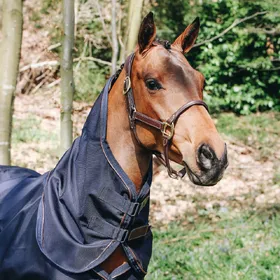 Comparer les prix de Kentucky Horsewear All Weather Couvre-cou 150g- marine