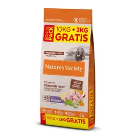 Meilleurs prix pour 12kg Nature's Variety Original No Grain Medium/Maxi Adult dinde croquettes pour chien