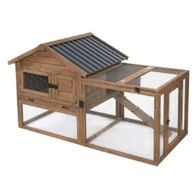 Meilleurs prix pour L159,5xl80,4xH91,4cm clapier à lapins TIAKI